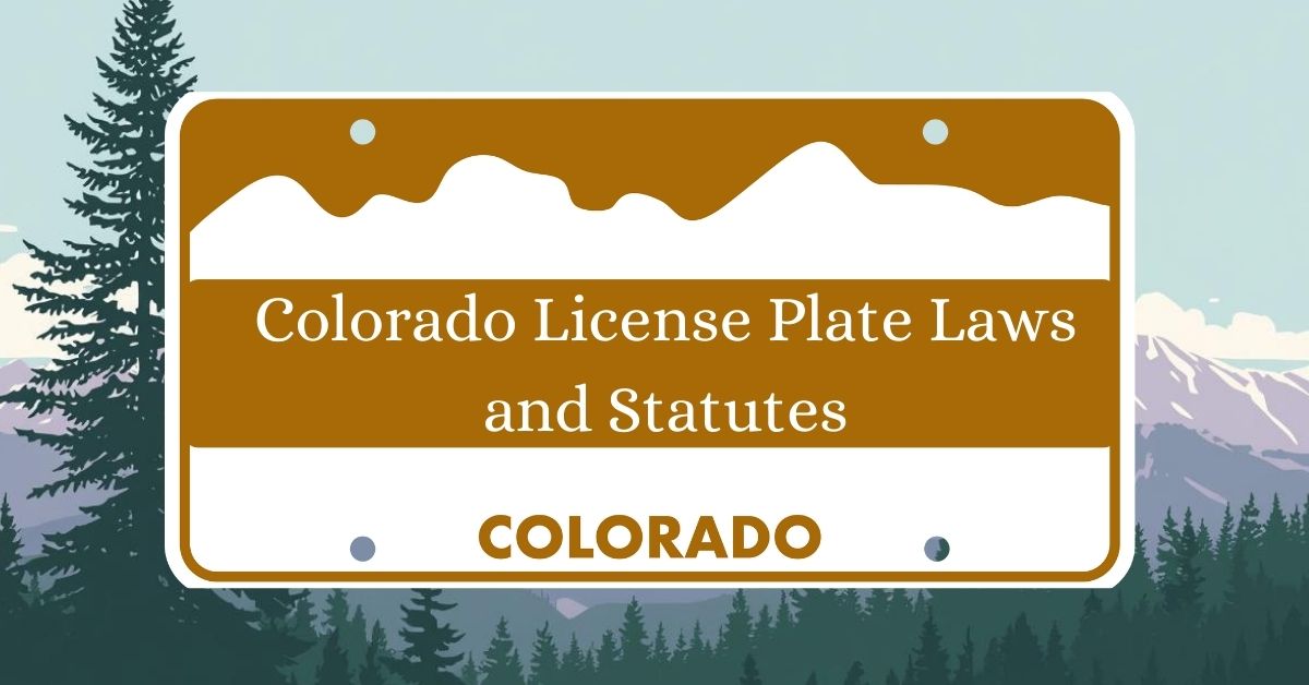 Colorado-License-Plate-Laws-and-Statutes